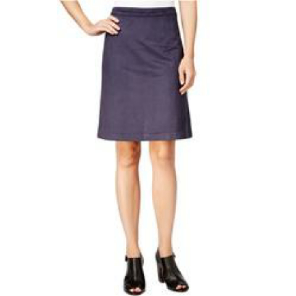 Tommy Hilfiger suede-like blue skirt